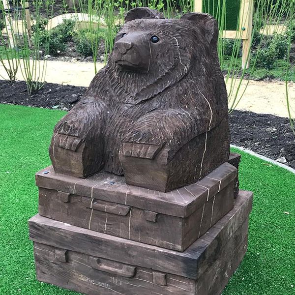 outdoor musical chimes in the paddington recreation ground sensory trail