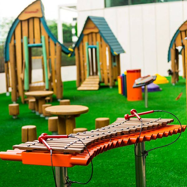 outdoor xylophone in a children' playground in singapore