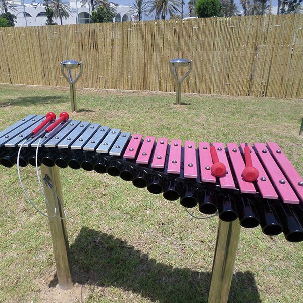 Outdoor Xylophone on Music Trail in Ashdod