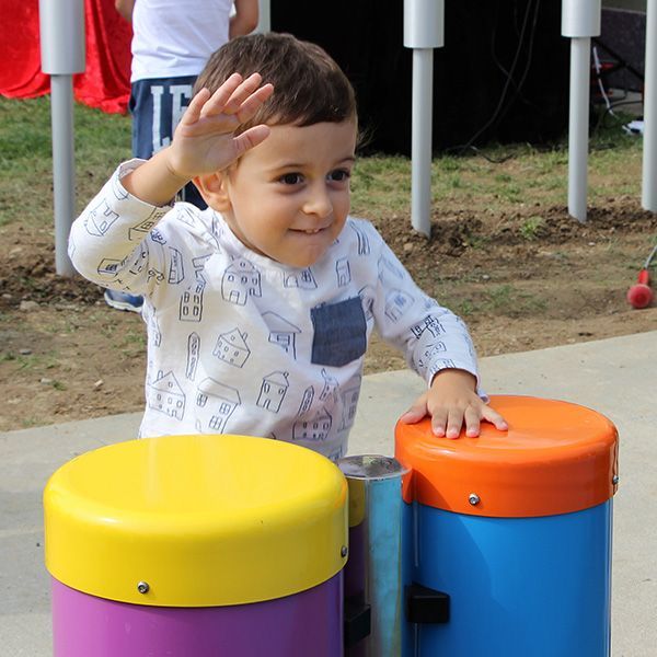 American School of Milan - Elementary Playground Gets a Musical Makeover