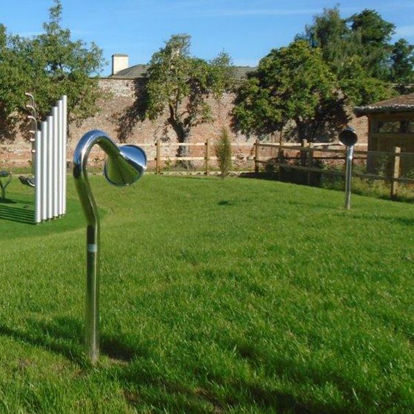 new outdoor musical playground and performance space at Kingsweston School in Bristol