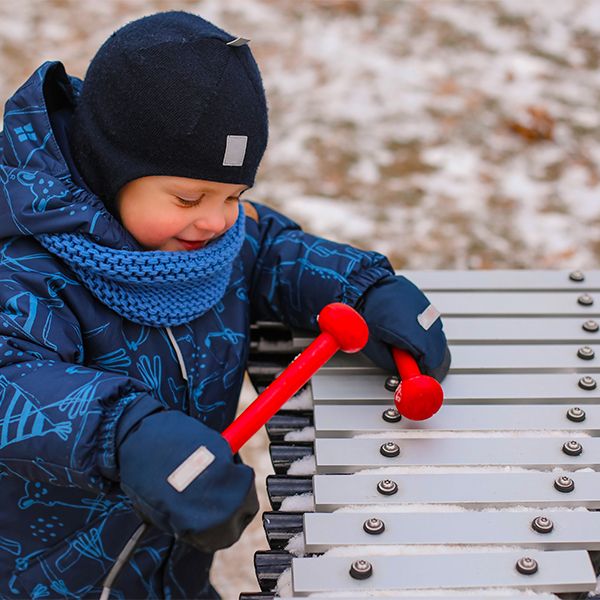 Rocking Winter: How Outdoor Music Instruments Help Children Stay Healthy, Boost Moods, Aid Learning, and Encourage Self-Expression Through the Colder Months.