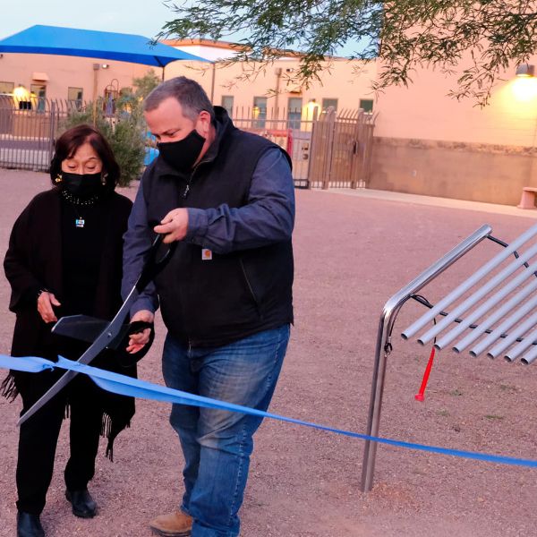 opening of the Valle Verde Rotary Club outdoor music garden