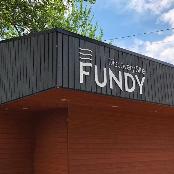 The new visitor centre at the Fundy discovery site 