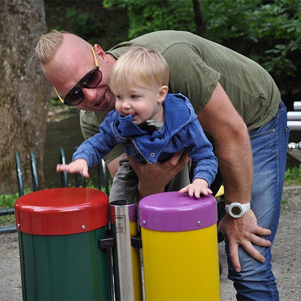 Bring a little Cuban Energy, Rhythm and Soul to Your Outdoor Space With Colorful Conga Drums