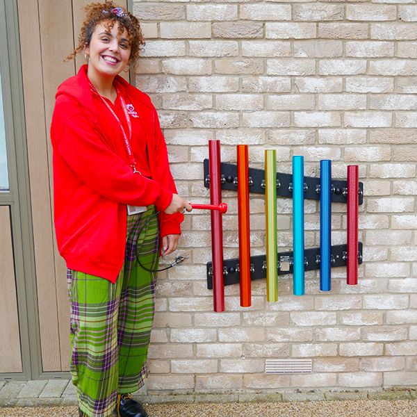 Music Therapy Blossoms Outdoors at Noah's Ark Children's Hospice, London, UK