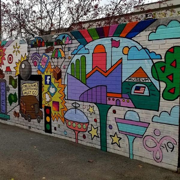 Wall Mural from the Go Art! play Me A Tune Music Garden