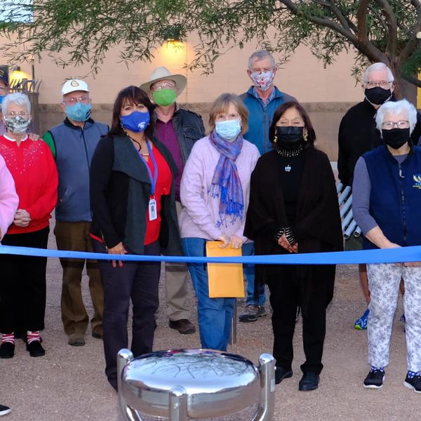 opening of the Valle Verde Rotary Club outdoor music garden