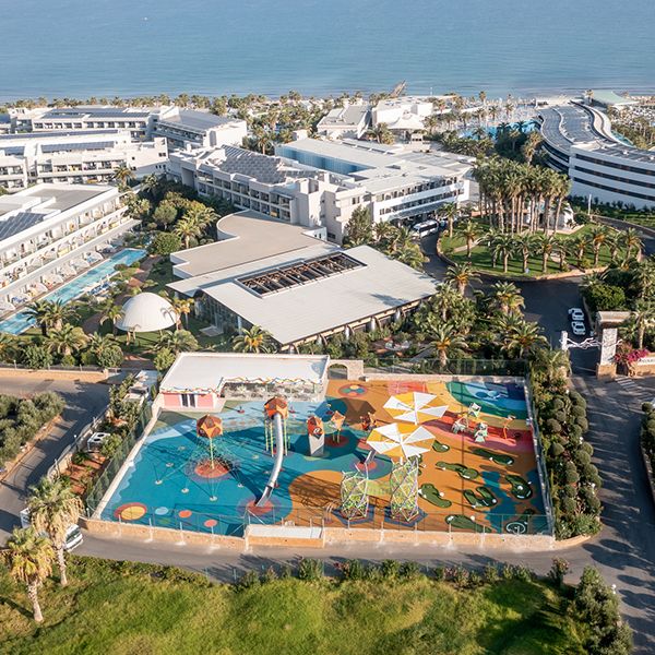 Drone footage of the new playground at Lytoss Beach Resort