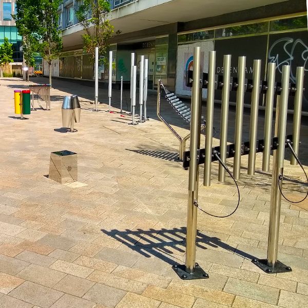 Outdoor Chimes and Drums in Sheffield City Center